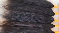 100% Cuticle Aligned South Indian Temple Remy Bulk Hair Bundles , 18-32 Inches