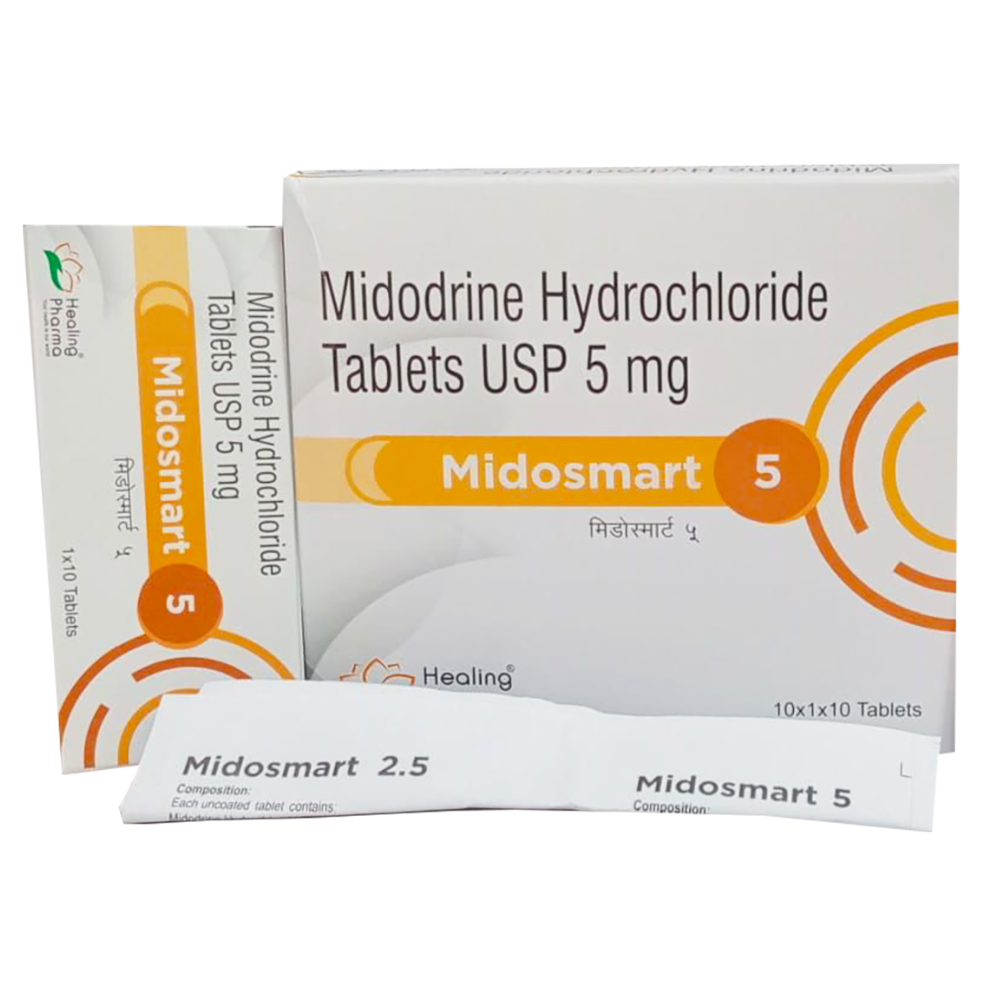 Midodrine Hydrochloride Tablets Usp 5 mg