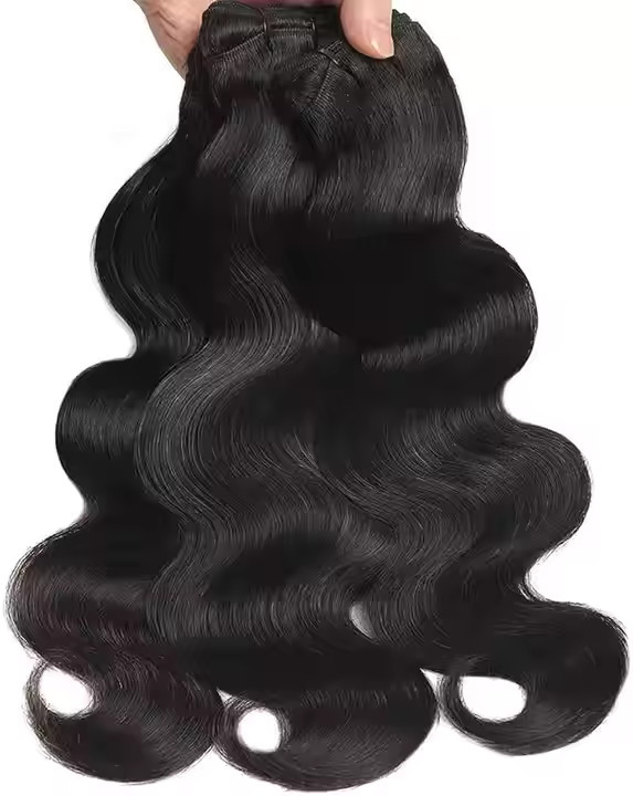 Body Wave RAW Human Hair Bundles for Women 28 Inch Natural Black Premium Extensions