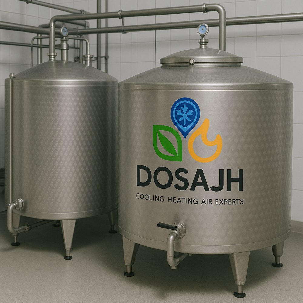 Industrial Milk Chiller - Color: Silver