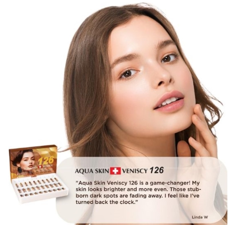 Aqua Skin Vensicy 126 Trina Pico Cell Glutathione Injection