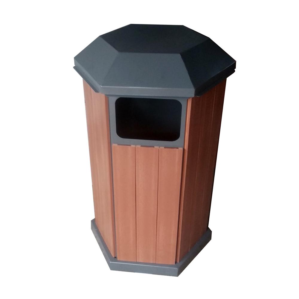 Wooden Outdoor Dustbin
