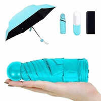 Mini Capsule Umbrella - Color: Sky Blue
