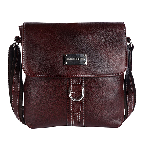 Leather Laptop Bag - Color: Brown