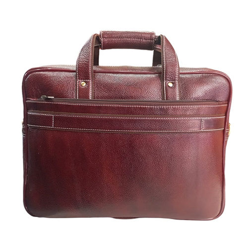 Leather Messenger Laptop Bag