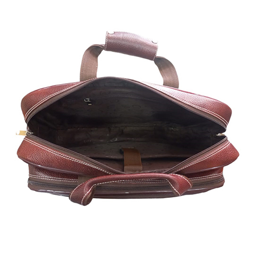 Leather Messenger Laptop Bag