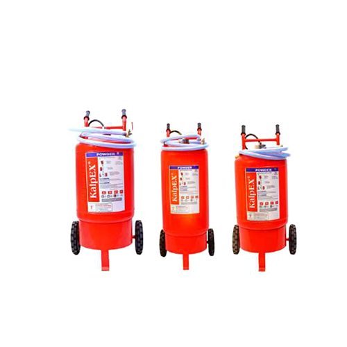 Abc- Bc Powder Based Trolly Mounted Wheeled Fire Extinguisher - Color: As Per Availability