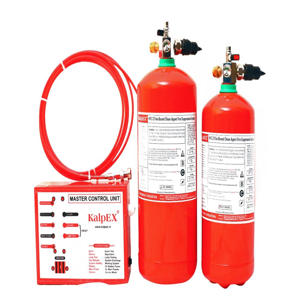 Fire Suppression System Fire Extinguishers - Color: As Per Availability