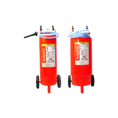 Foam Based Trolly Mounted Wheeled Fire Extinguisher - Color: As Per Availability