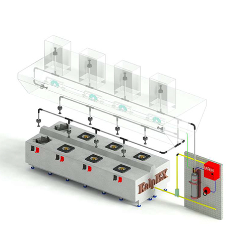 Fire Detection And Suppression System For Kitchen
