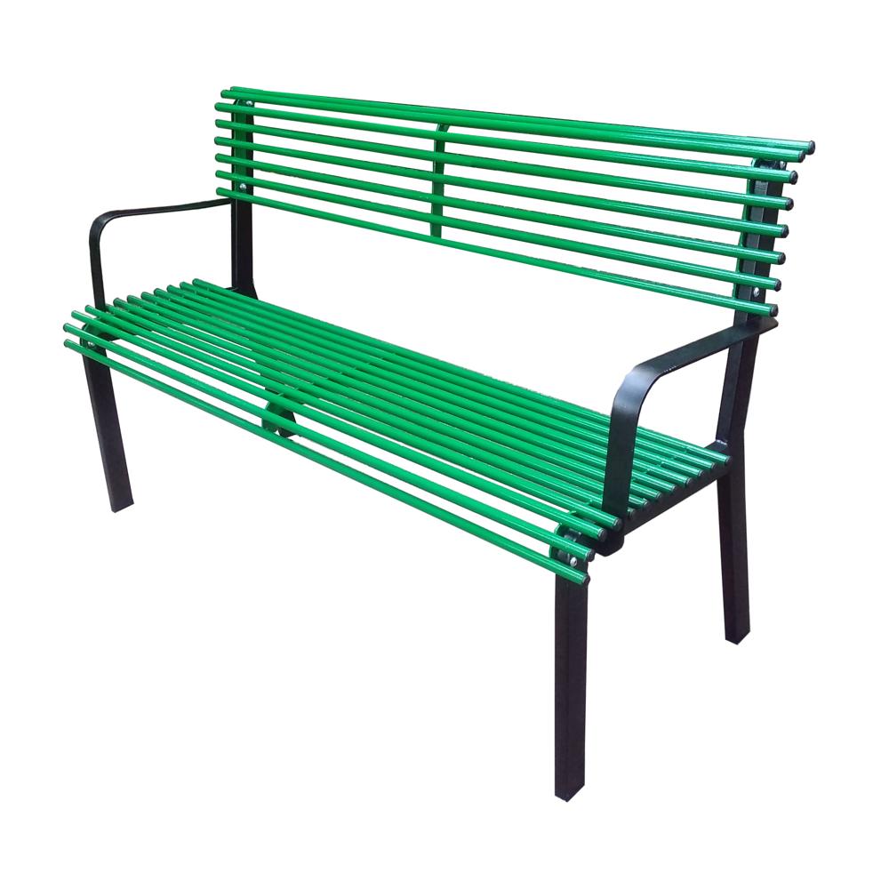 Outdoor Metal Park Bench
