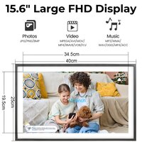 15.6 inch wifi digital photo frame