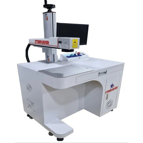Laser Jewelry Hallmarking Machine - Stainless Steel, Up To 8000 Mm/s Speed, 20w Power | High Accuracy, Semi-automatic Operation, New Condition, Warranty Included