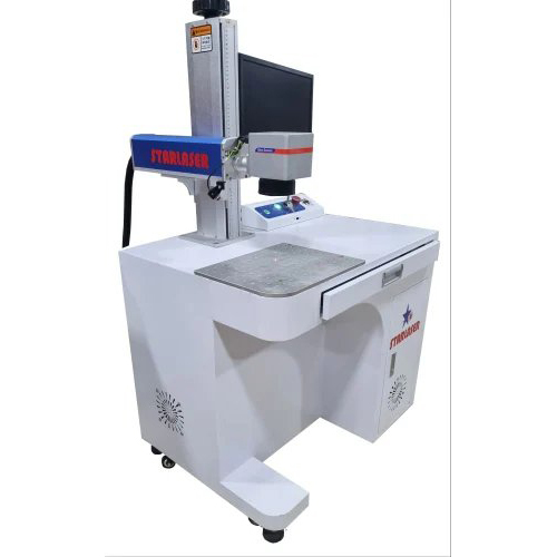 Laser Jewelry Hallmarking Machine - Stainless Steel, Up To 8000 Mm/s Speed, 20w Power | High Accuracy, Semi-automatic Operation, New Condition, Warranty Included
