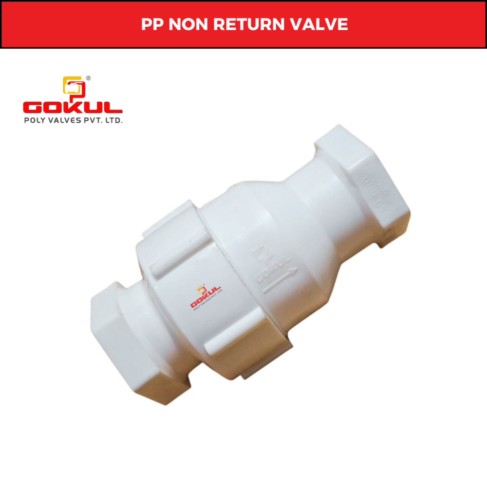 Gokul Polypropylene Threaded Foot Valve - Application: Industrial And Water Application