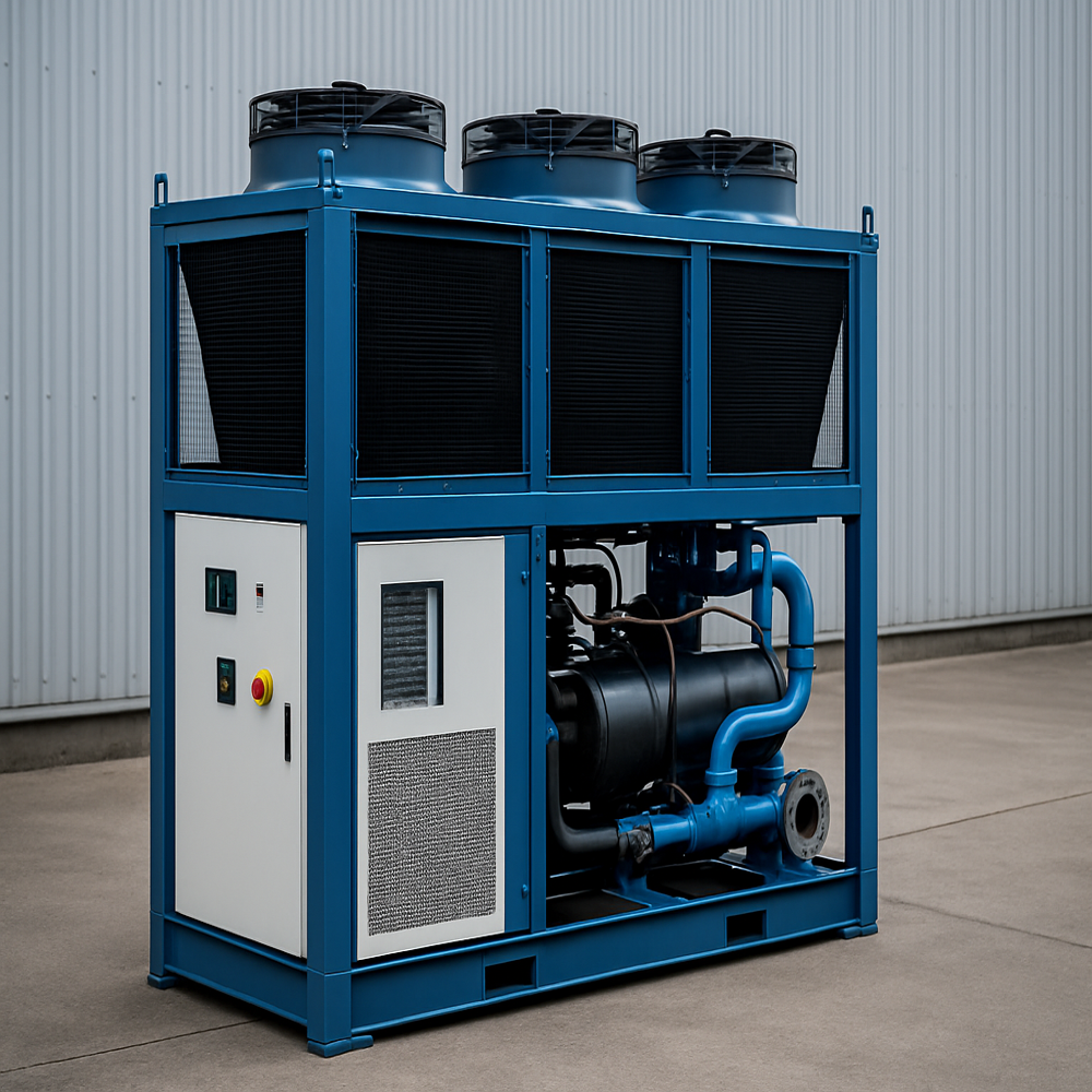 Chiller For Sole Molding Machine - Color: Blue