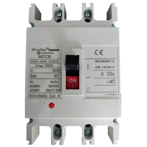 Shelter 160A Mccb - Rated Current: 160 Ampere (Amp)