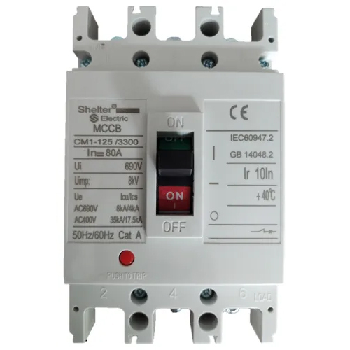 Shelter 80A 3P MCCB