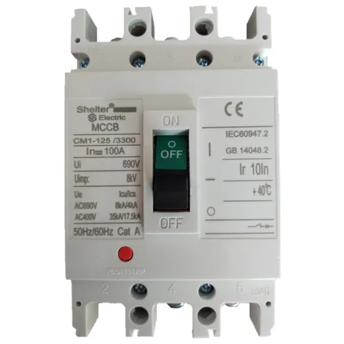 Shelter 100A Mccb - Phase: Three Phase