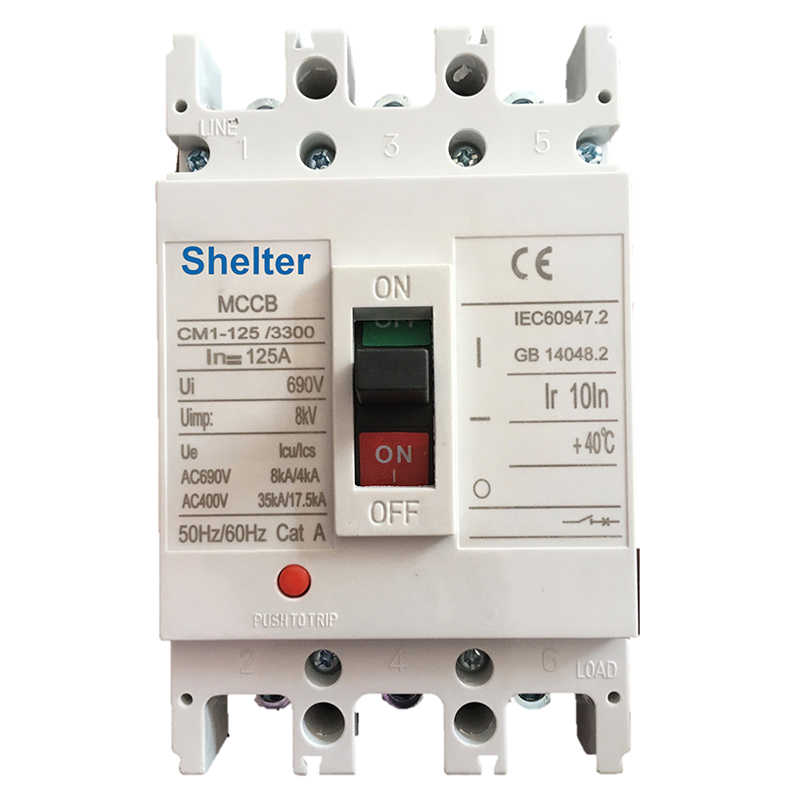 Shelter 125A Mccb - Rated Current: 125 Ampere (Amp)