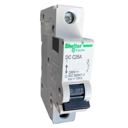Shelter Dc 250V Sp 25A Mcb - Rated Current: 25 Ampere (Amp)