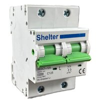 Shelter Dp 125a 800v Mcb - Rated Current: 125 Ampere (amp)