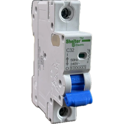 Shelter Electric 32A Sp Mcb - Rated Current: 32 Ampere (Amp)