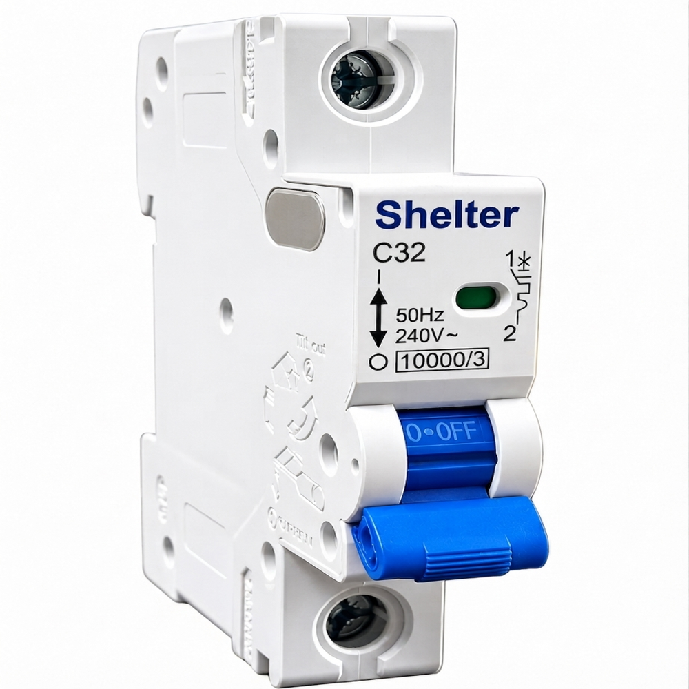 Shelter Sp 32A Ac Mcb - Material: Flame Retardant Polycarbonate