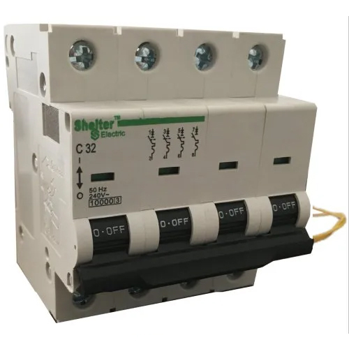3P Plus N Shunt Trip Miniature Circuit Breaker