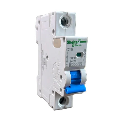 Shelter Electric 16A Sp Mcb - Rated Current: 16 Ampere (Amp)