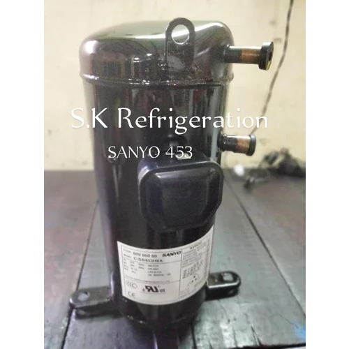 Sanyo C-Sb453Hba Compressor - Color: Black Paint Coated