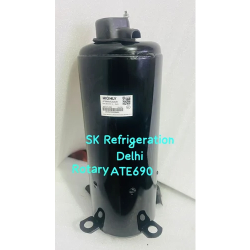 2 Ton R-32 Rotary Compressor - Color: Black Paint Coated