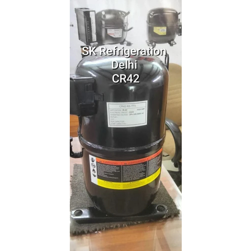 Cr42K6 Copeland Emerson Compressor - Color: Black Paint Coated