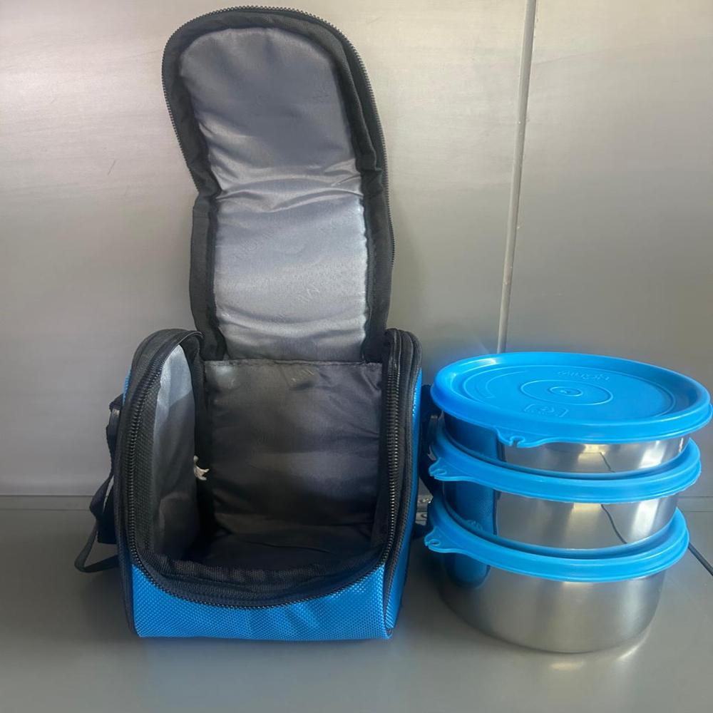 Milton Lunch Boxes - Color: Silver / Grey