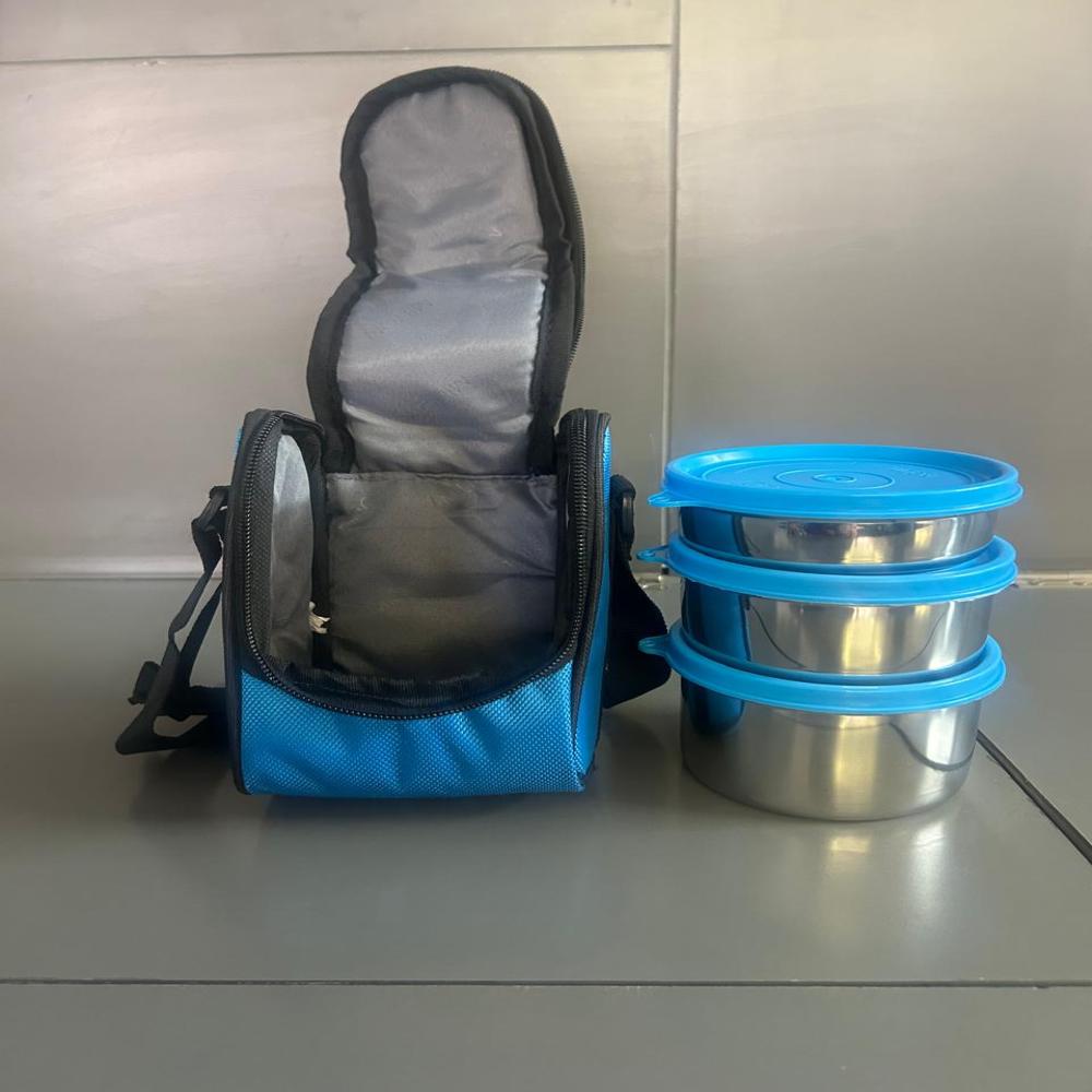 Milton Lunch Boxes - Color: Silver / Grey