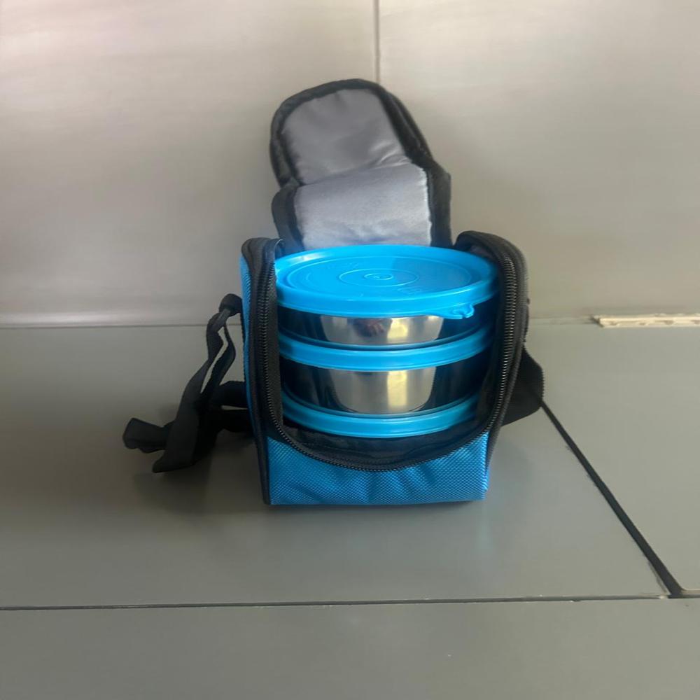 Milton Lunch Boxes - Color: Silver / Grey
