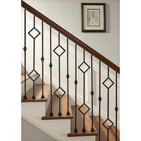 Mild Steel Staircase Railing - Application: Stair