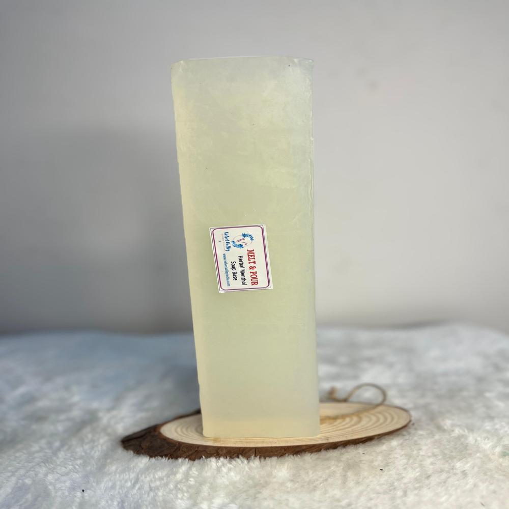 Herbal menthol soap base