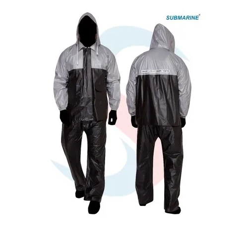 Mens Plastic Raincoat - Material: Pvc
