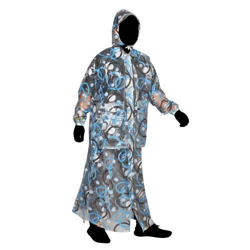 Pvc Skirt Top Rainwear - Feature: Waterproof