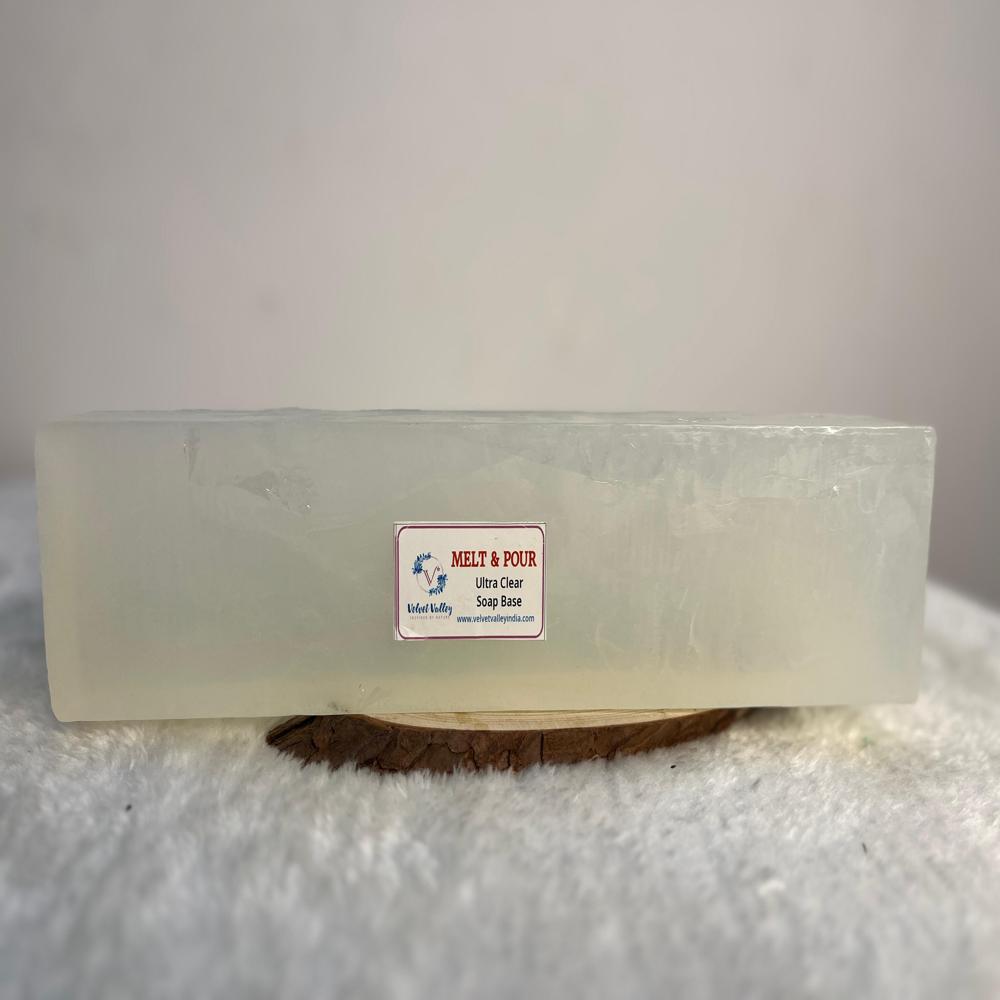 Ultra clear soap base