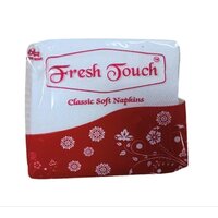 Fresh Touch Classic Soft Paper Napkins - Color: White