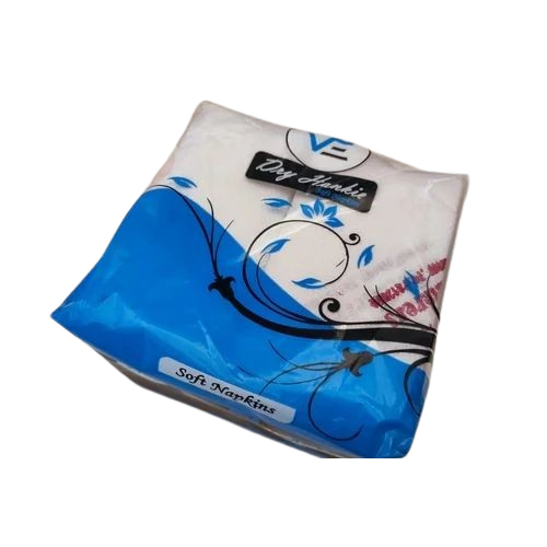 Dry Hankie Soft Paper Napkin - Color: White