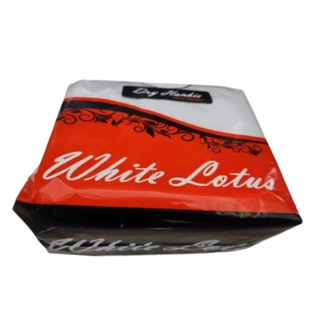 Dry Hankie Tissue Napkins - Color: White