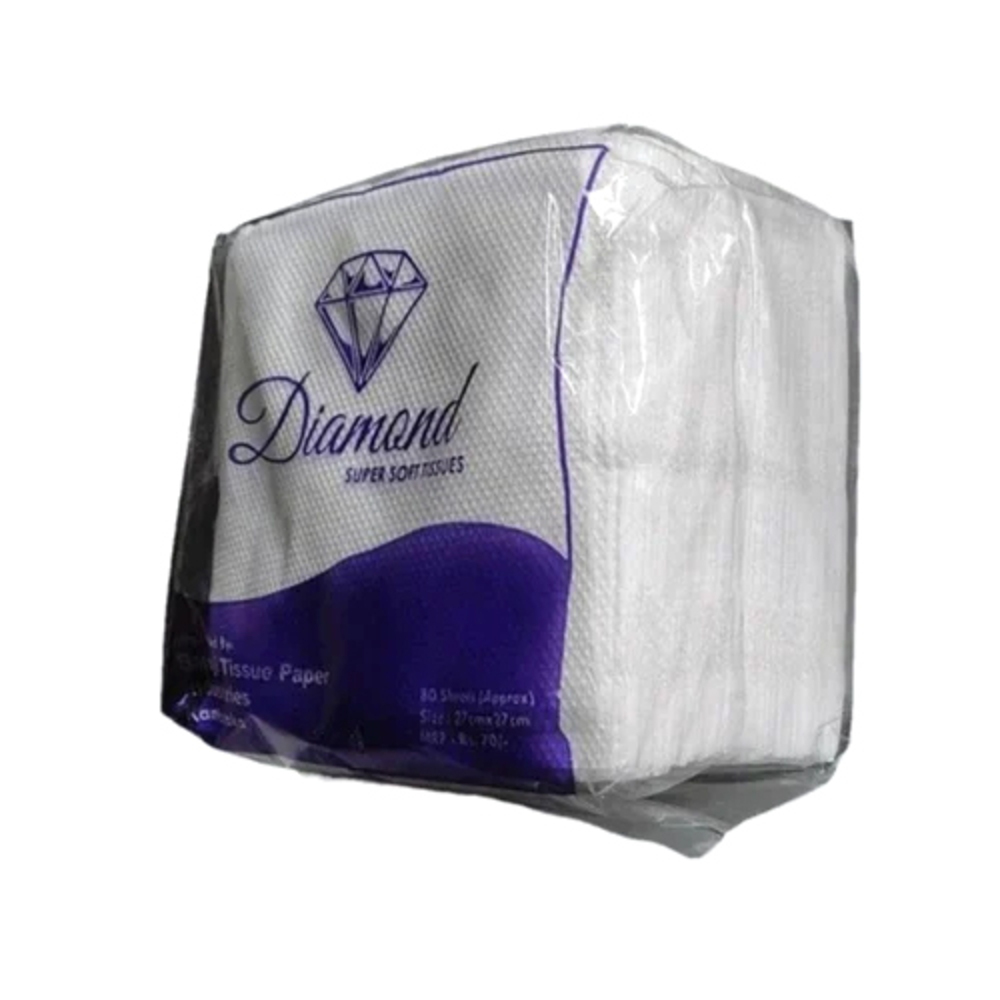 Tissue Paper Diamond Super Soft - Color: White