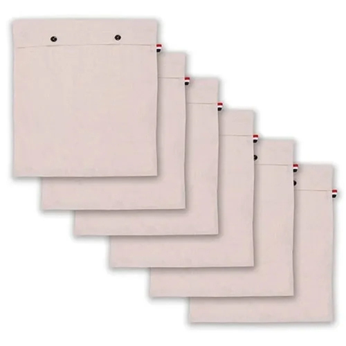 Saree Folder Or Bag Fabric - Color: White