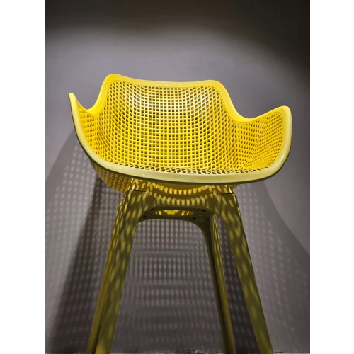 PP-Chair-016 Yellow Restaurant Chair