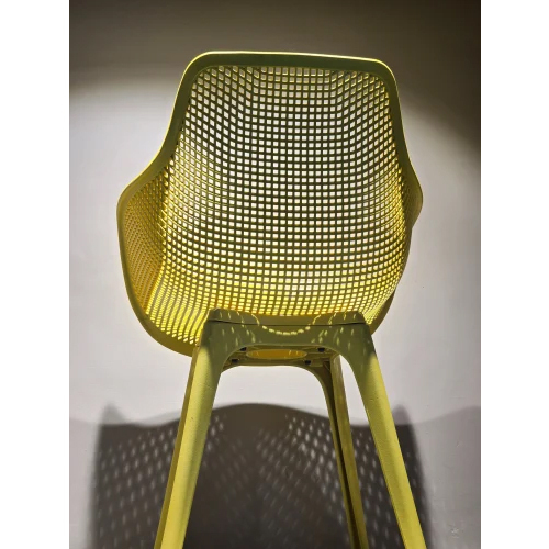 PP-Chair-016 Yellow Restaurant Chair