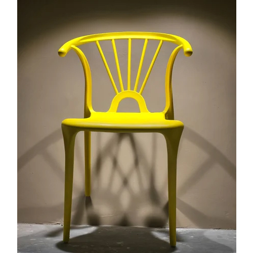 PP-Chair-007 Yellow Restaurant Chair