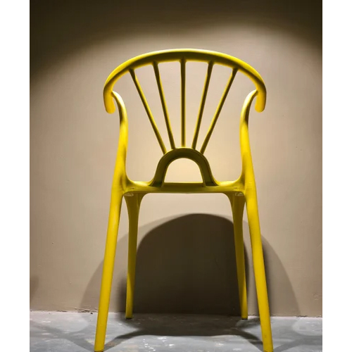 PP-Chair-007 Yellow Restaurant Chair